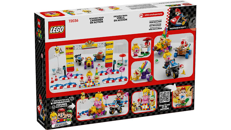 BABY レジメンタルチェロアップリケ セットアップ LEGO® Super Mario™: Mario Kart™ - Baby Peach™ & Grand Prix Set